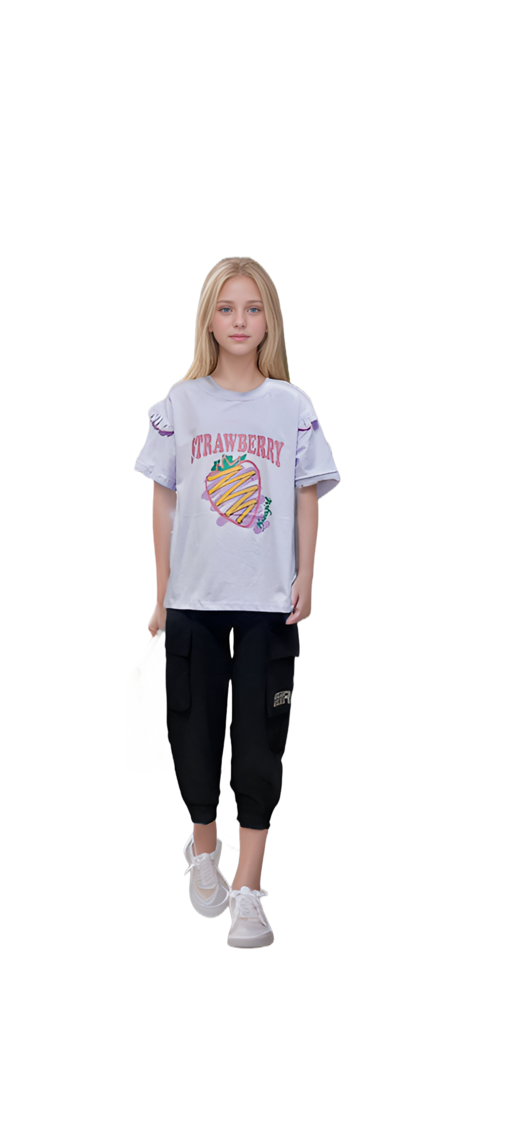 strawberry printed oversized t-shirts