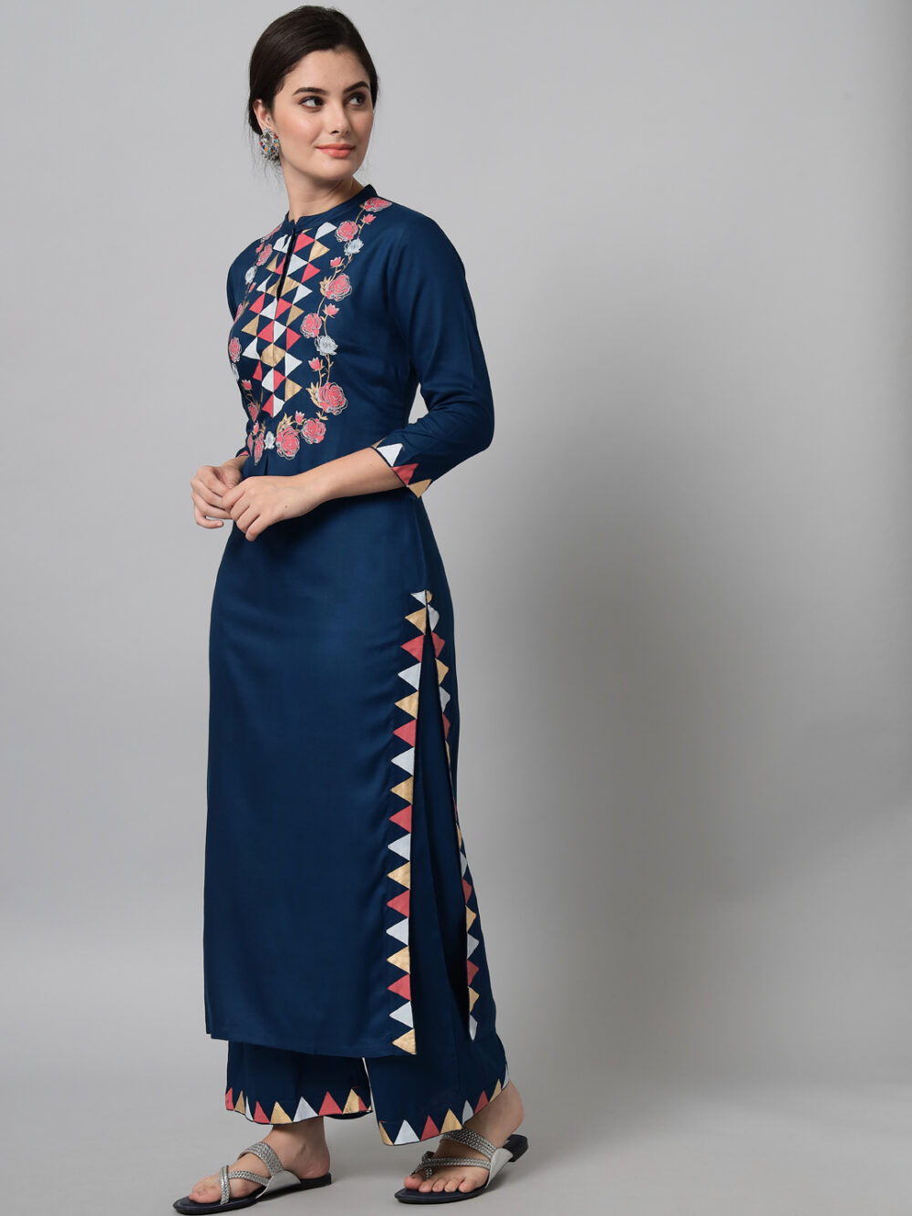 buy glorious kurta and plazzo set for women