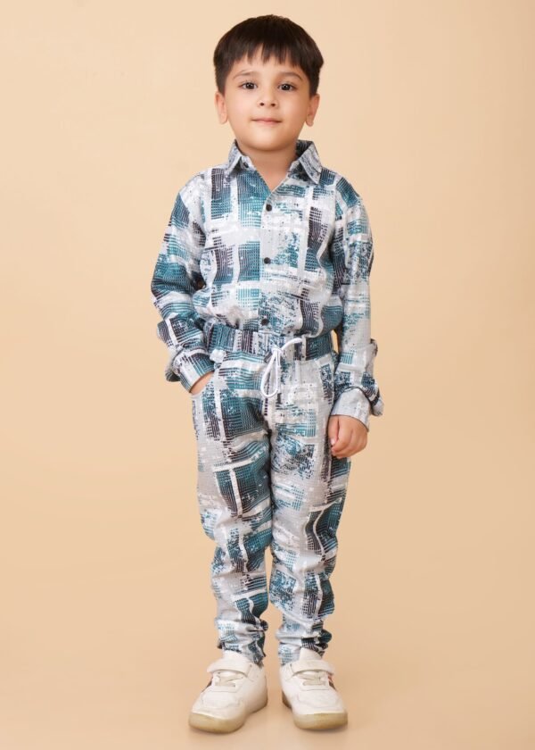 Boys Pure Linen Cords Set - Image 4