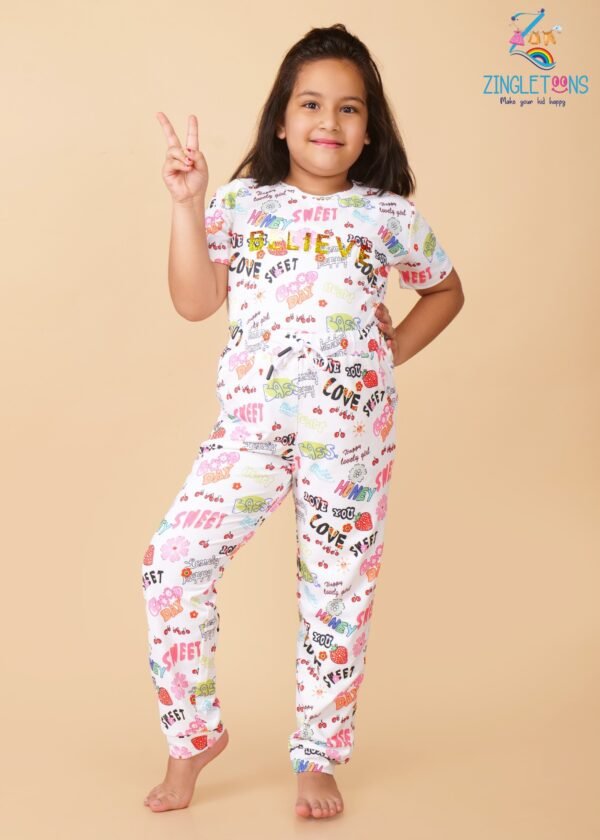 Girls Printed Joggers​ cord set