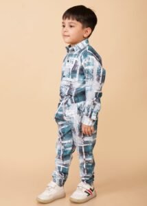 Boys Pure Linen Cords Set - Image 5