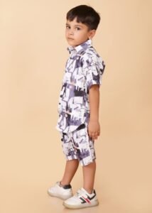 Boys Half Sleeves Shirt And Shorts - Image 4