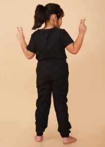 Black Joggers Clothing Set For Girls - Image 6