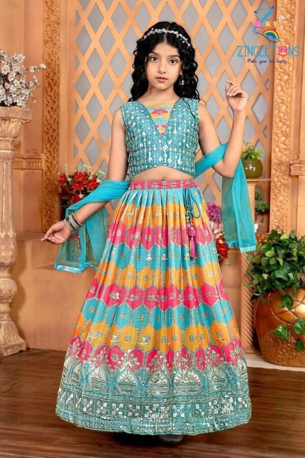 Girls Lehnga Choli With Dupatta