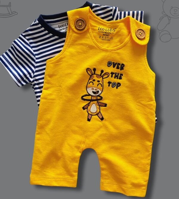 Ziraf Printed Baby Rompers Clothing Set