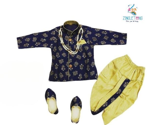 Indowestern Kurta Set For Boys