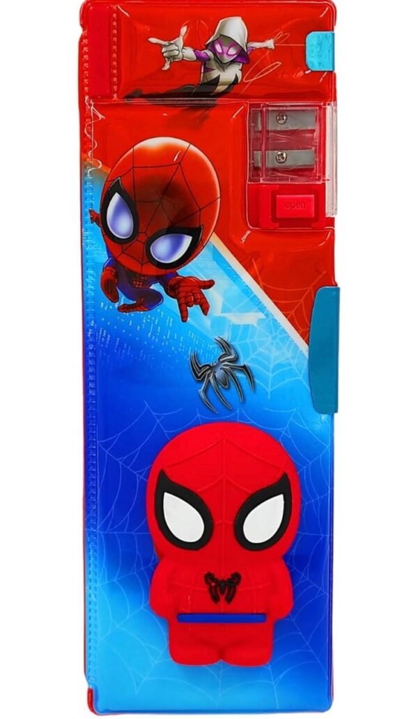 3D spiderman sponge pencil box for kids - Image 3