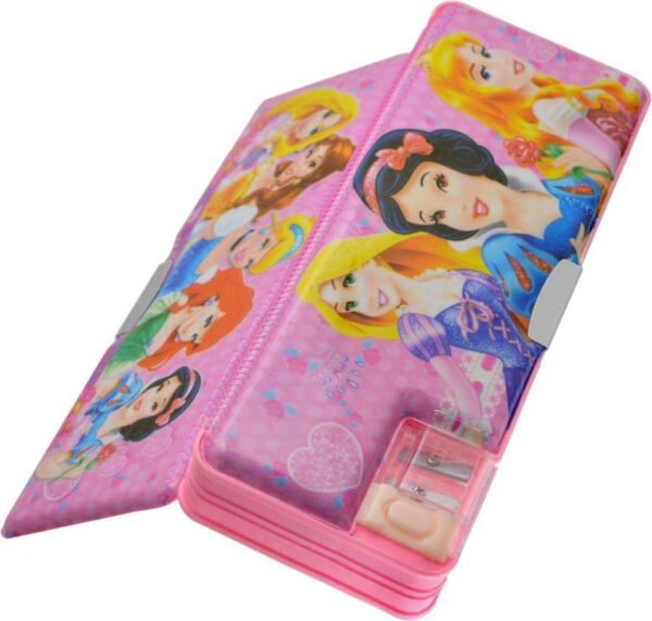 Lovely girls printed plastic pencil box - Image 4