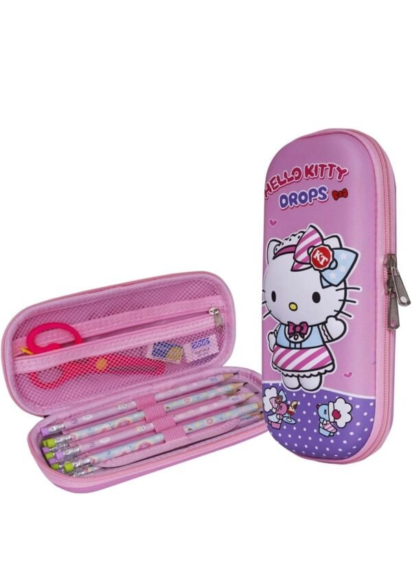 pencel case for girls hello kitty drops theme