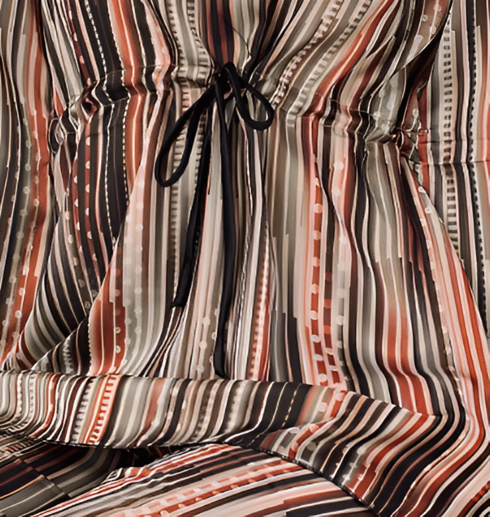 Girls Printed Kaftan Night Suit - Image 2