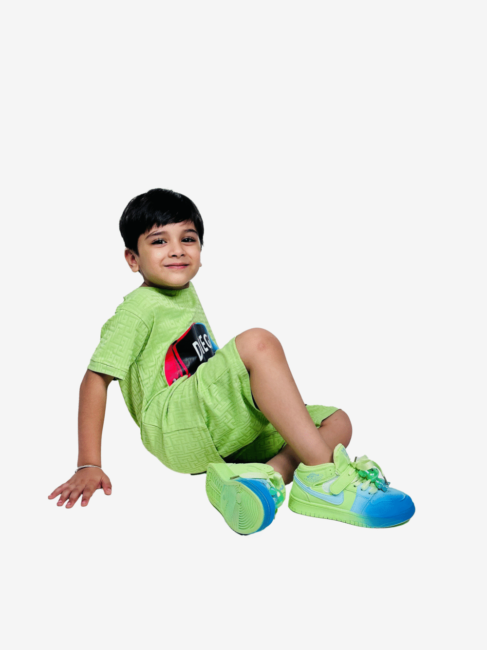Boys Graphic Tshirt And Short Set -Diego Print - Image 2
