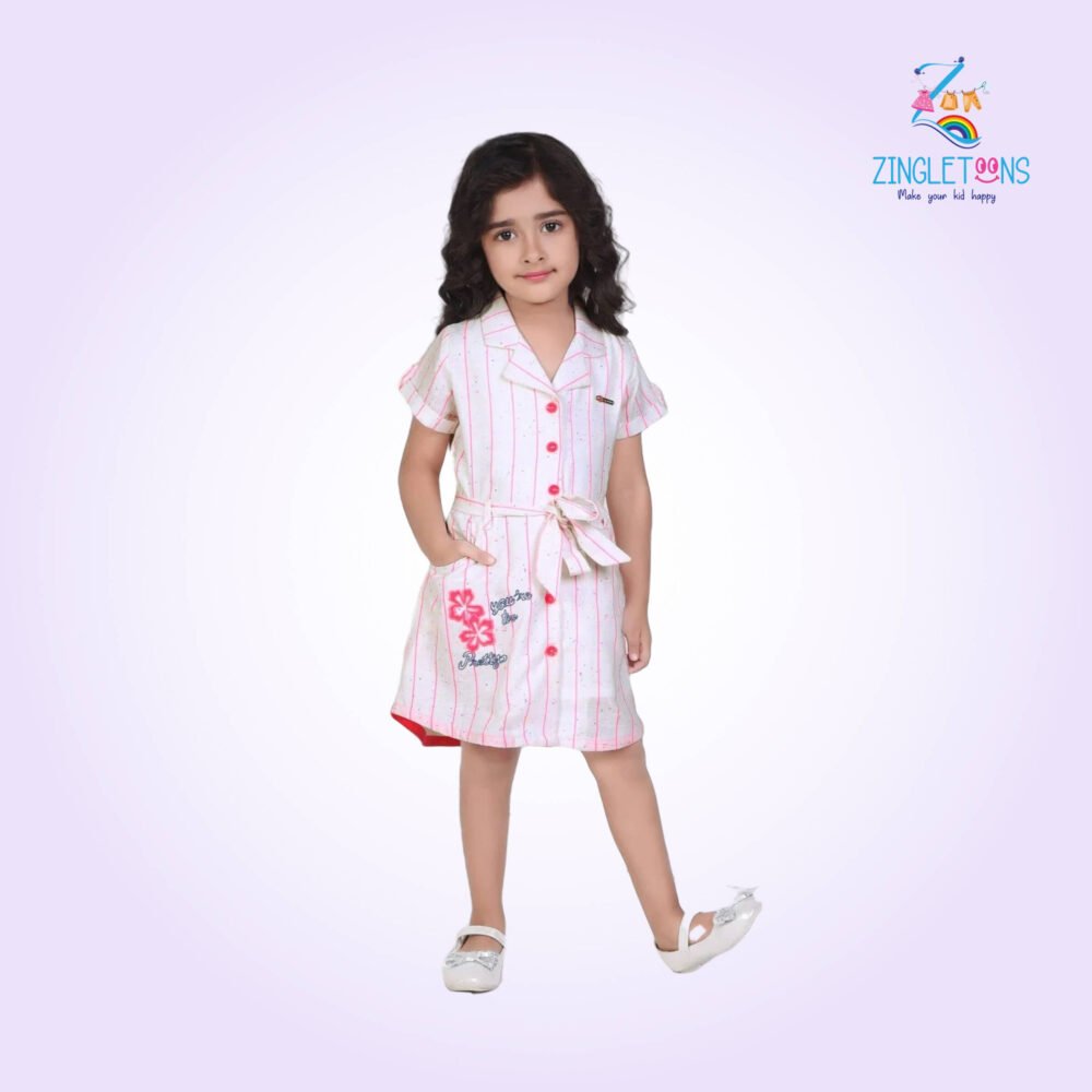 Fancy Girls Stripped Dress