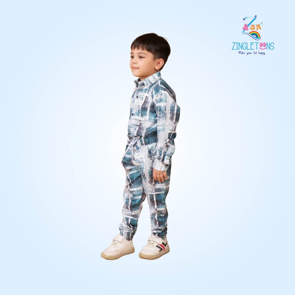 Boys Pure Linen Cords Set - Image 5