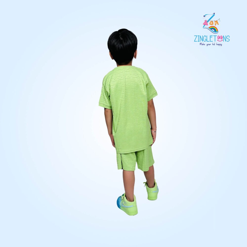Boys Graphic Tshirt And Short Set -Diego Print - Image 4