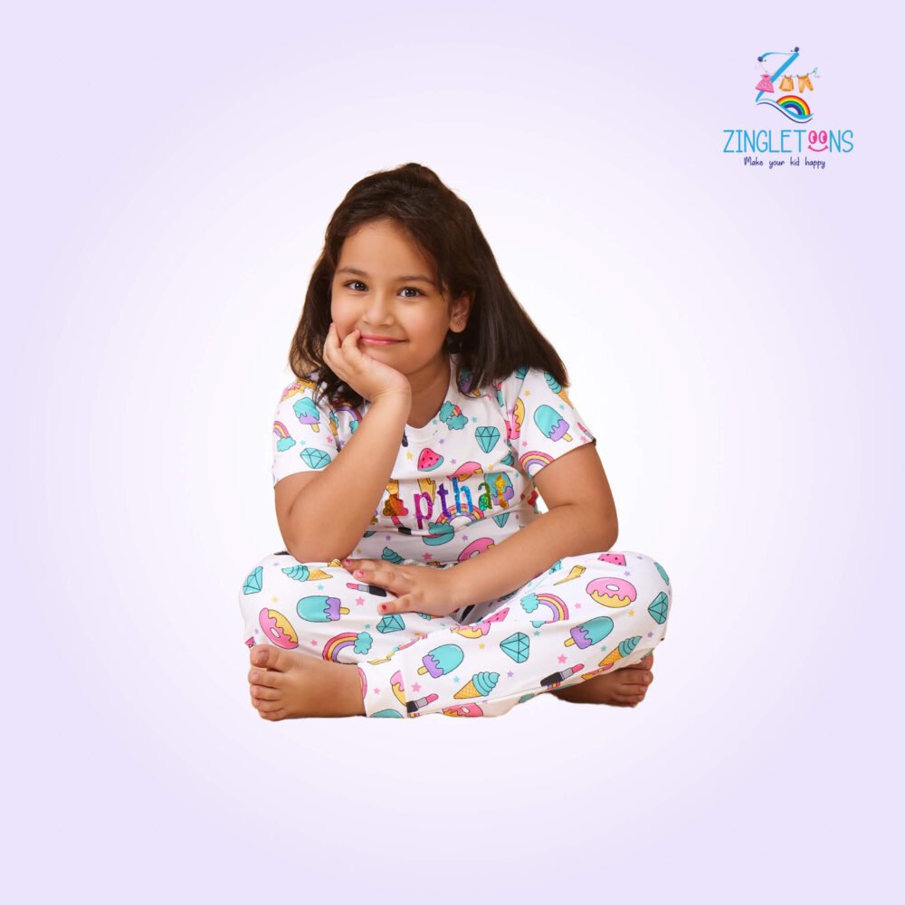 Joggers Girls Printed Clothes​ - Image 5