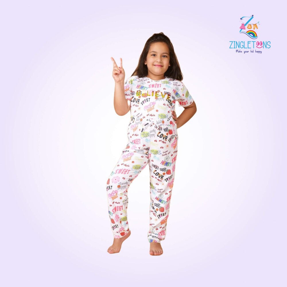 Girls Printed Joggers​ cord set