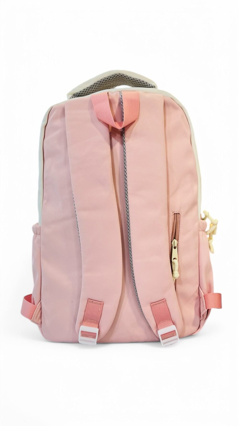 Peach and cream school girls backpack - Image 4