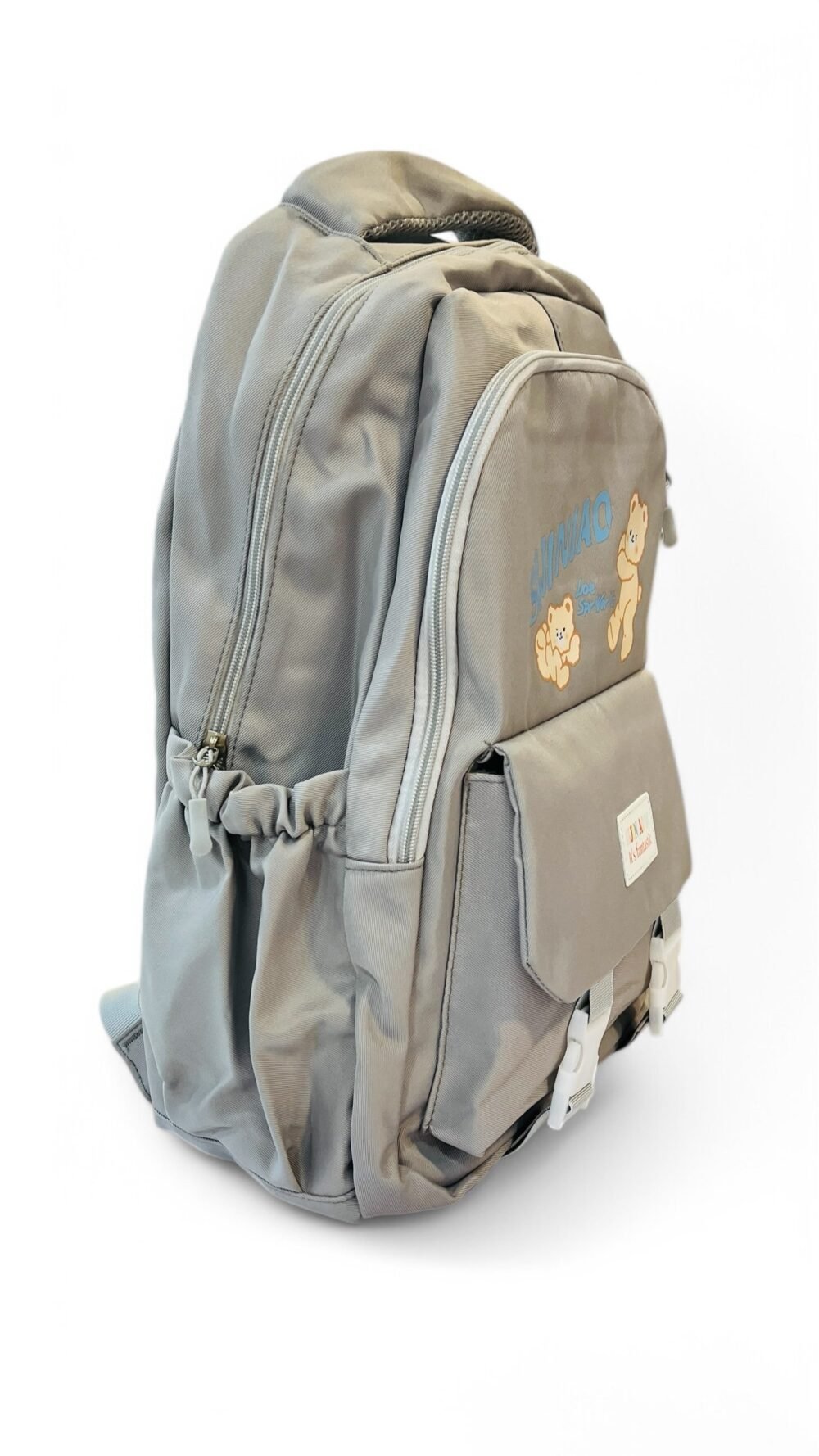 Sijinio gray color backpack for girls - Image 3