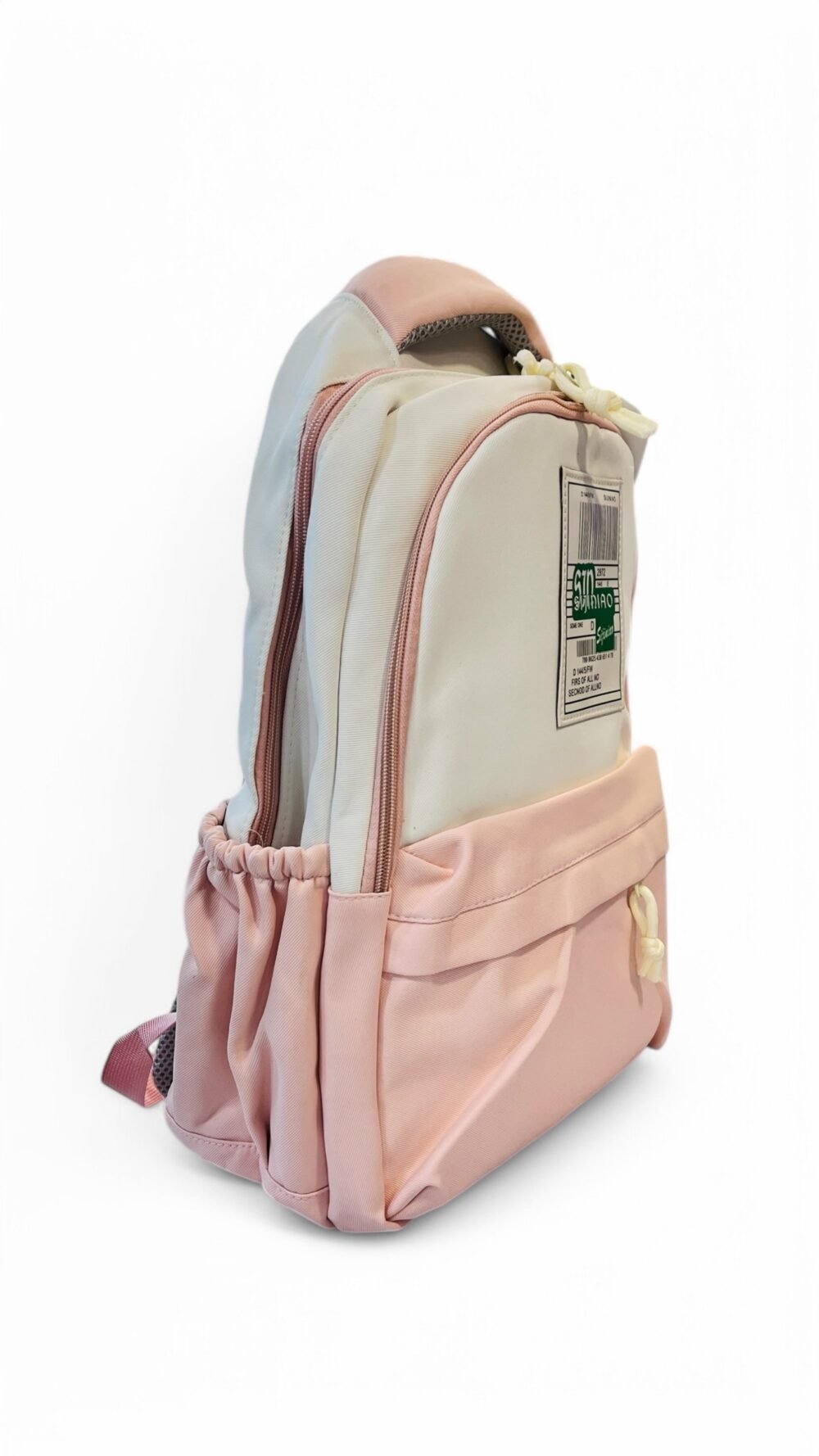 Minimalist Pink & Cream Backpack – Trendy & Lightweight | STJN Pro Series - Image 2
