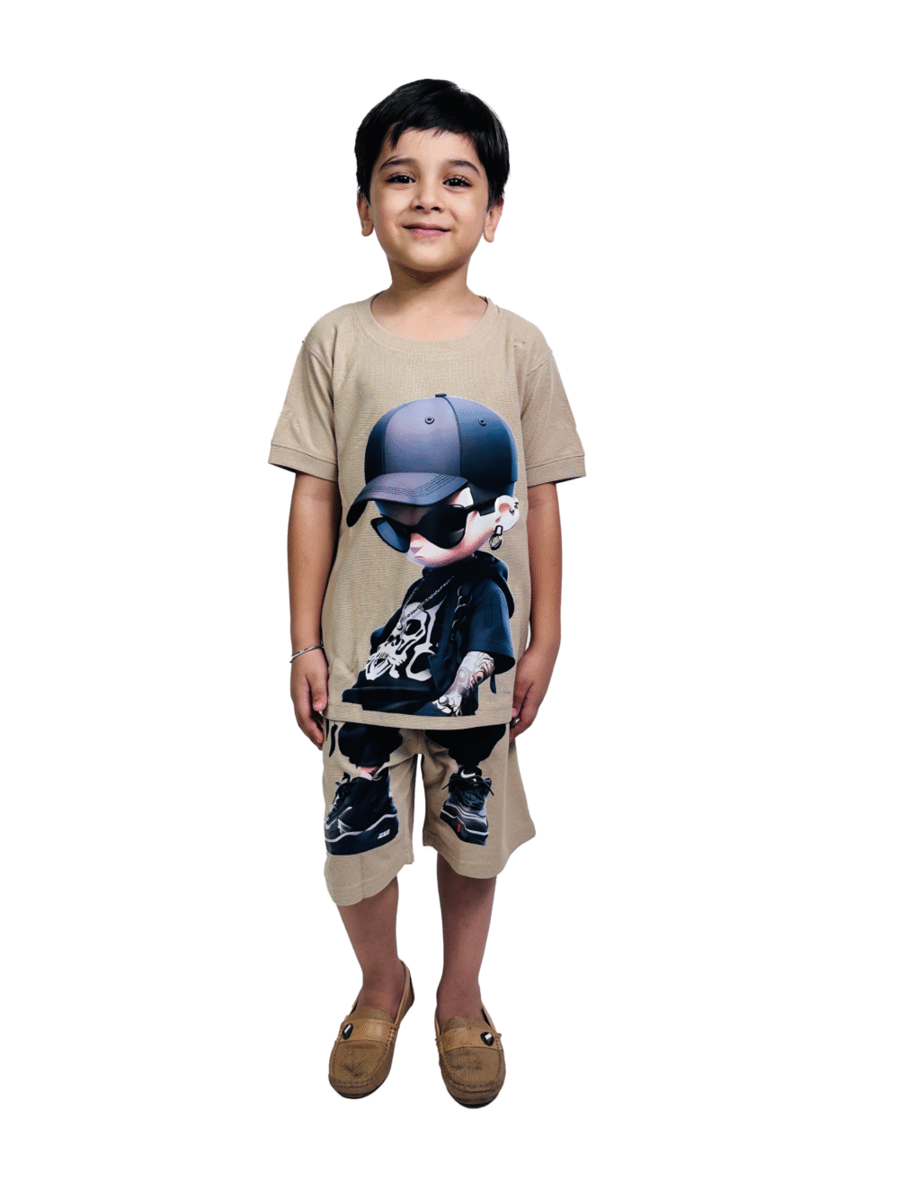 Boys Graphic Tshirt And Short Set -Diego Print