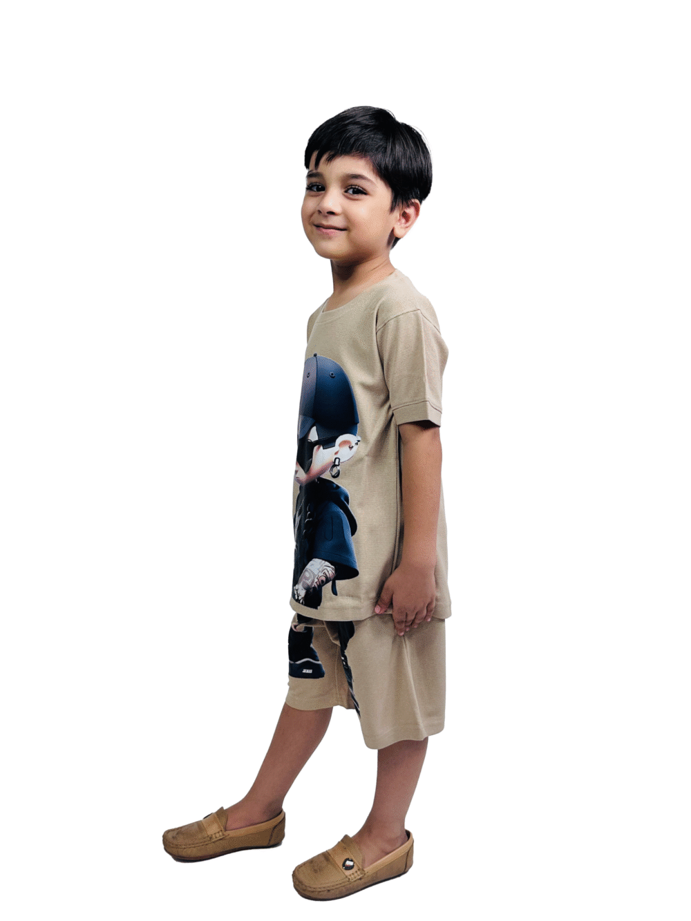 Boys Graphic Tshirt And Short Set -Diego Print - Image 3
