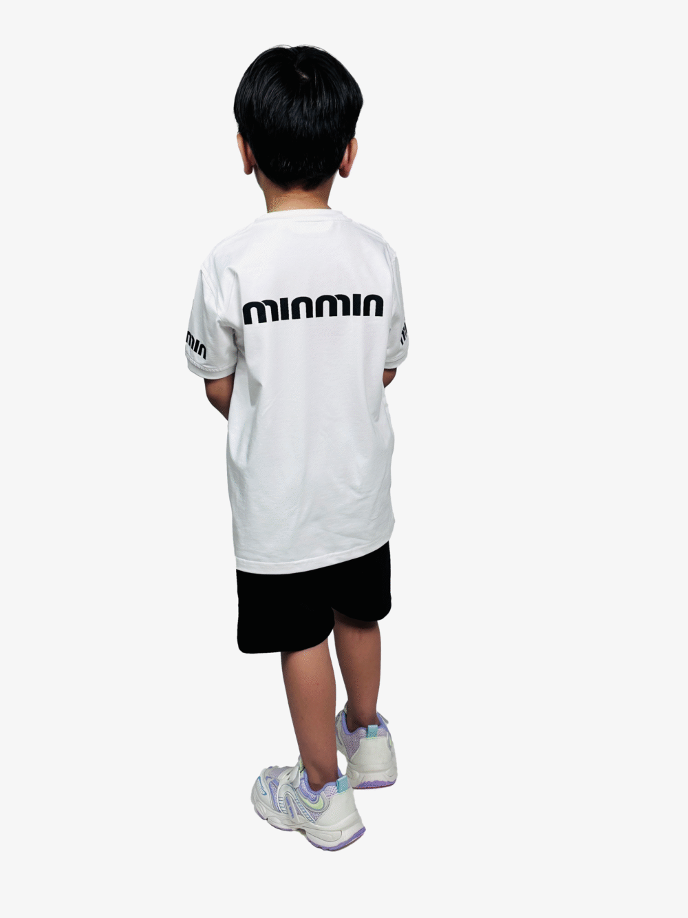 Stylish Kids' Casual Outfit – Utopia Printed T-Shirt & Cargo Shorts Set - Image 3