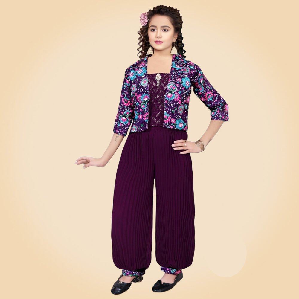 Afgani Kids Suit With Koti