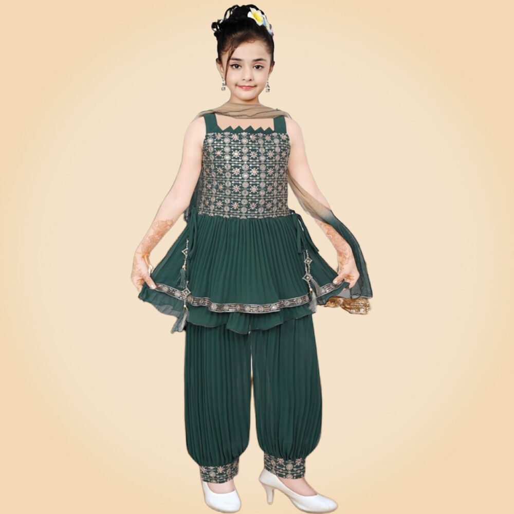 Afgani Kids Suit With Shrug