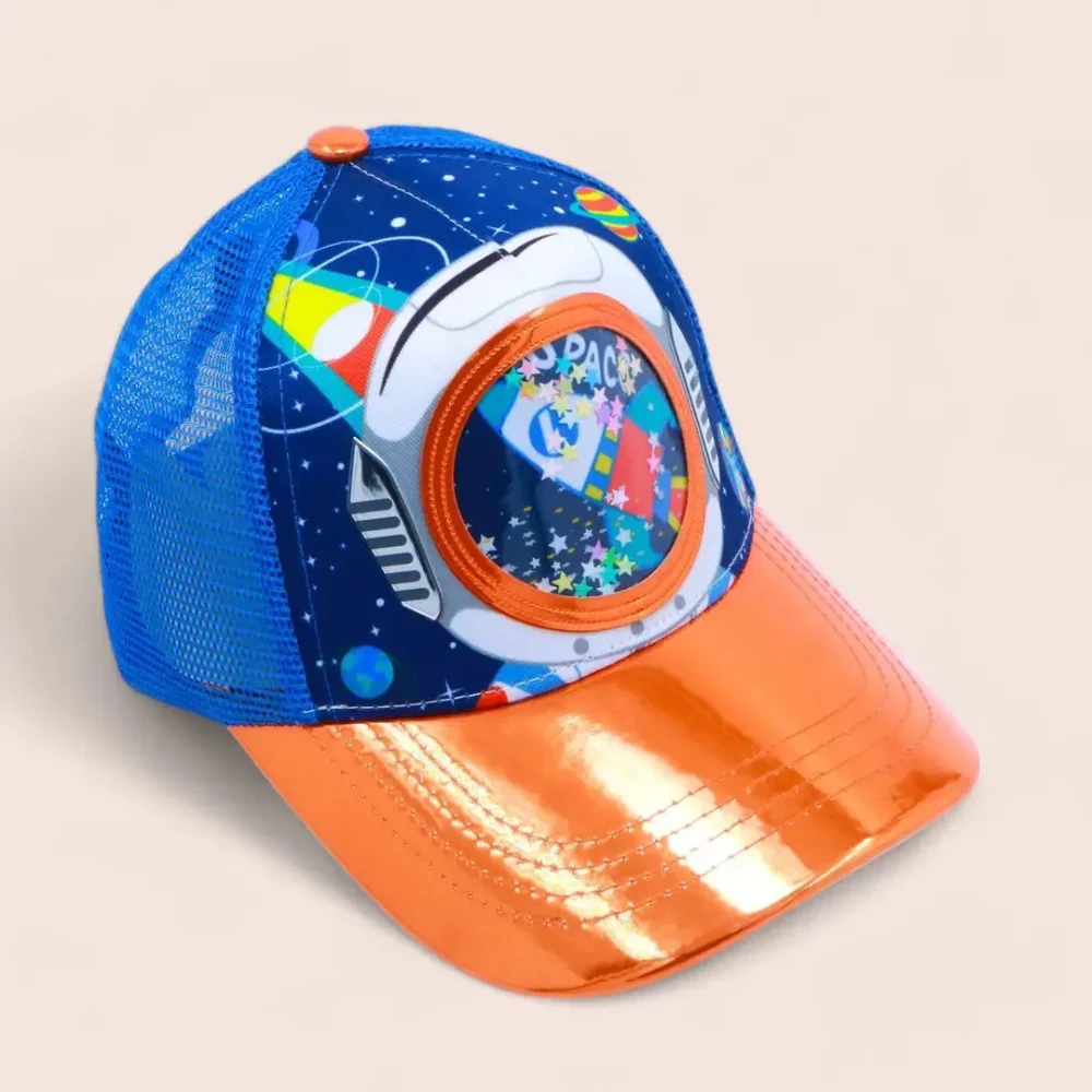Space theme imported caps for boys