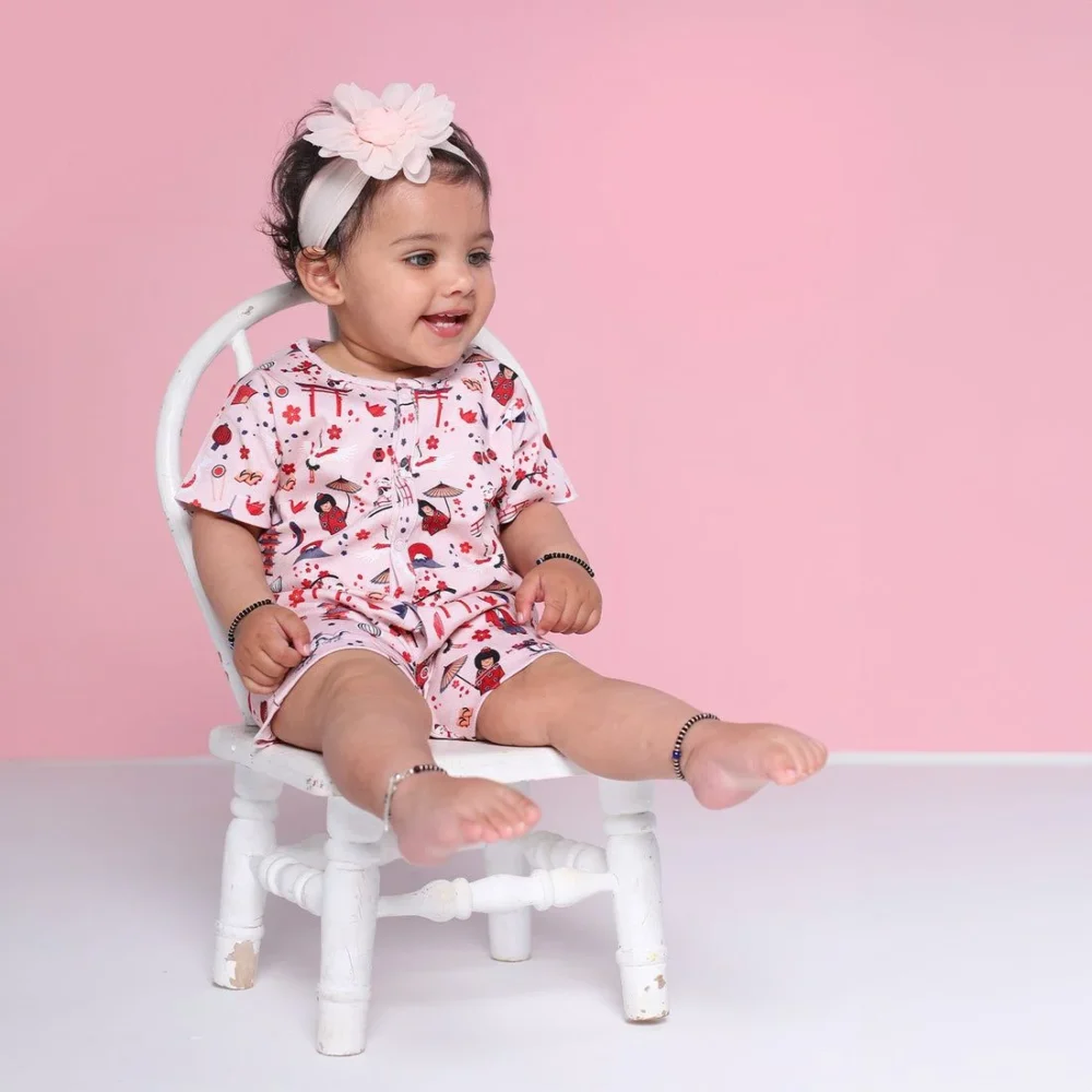 tokyo travelers short sleeve romper suit - Image 4
