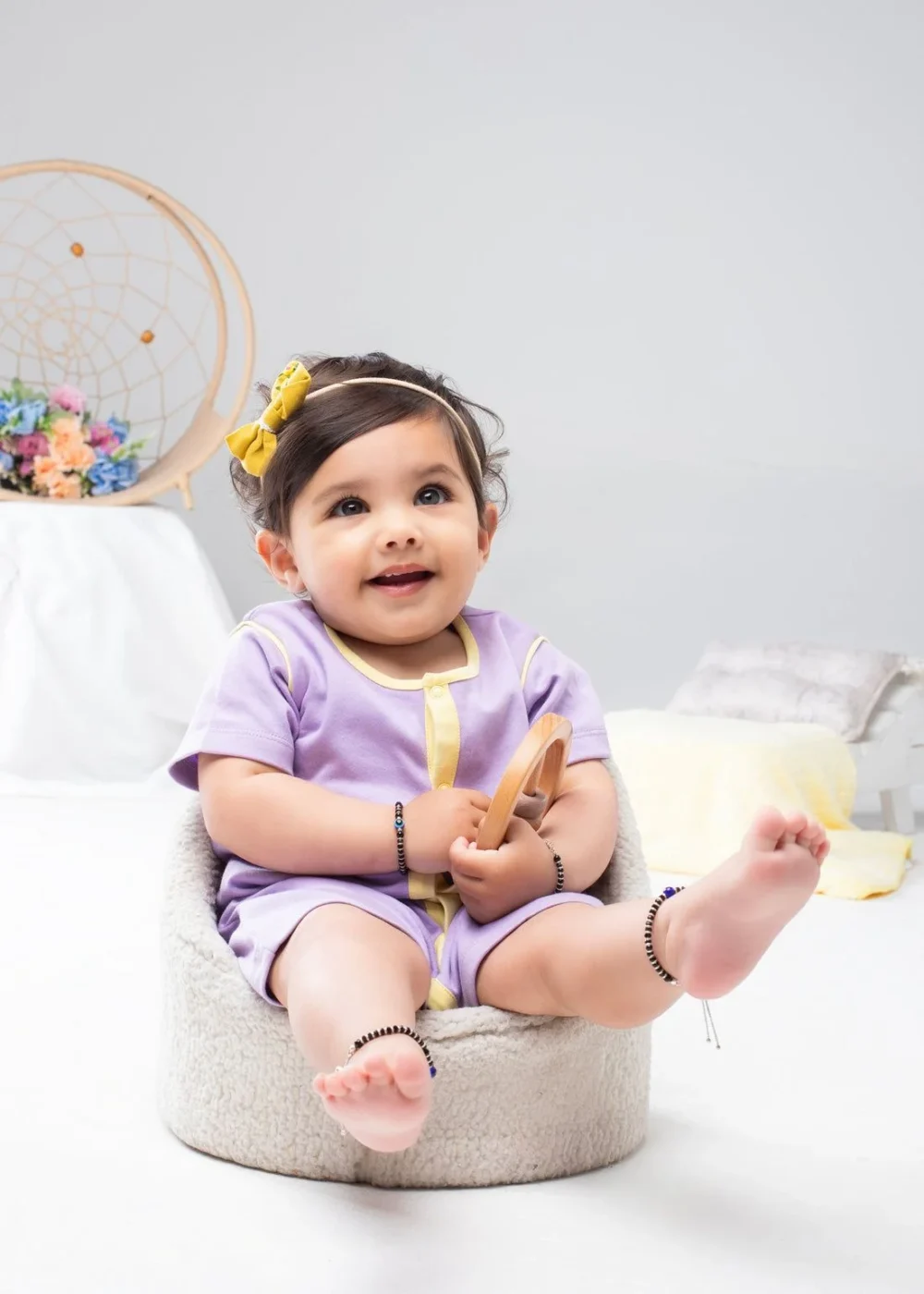 Juggling in circus Wonderland short sleeve romper suit