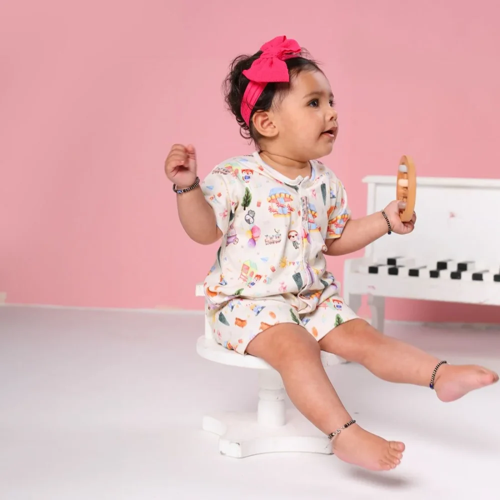 A Day in park short sleeve Romper Suit - Image 2