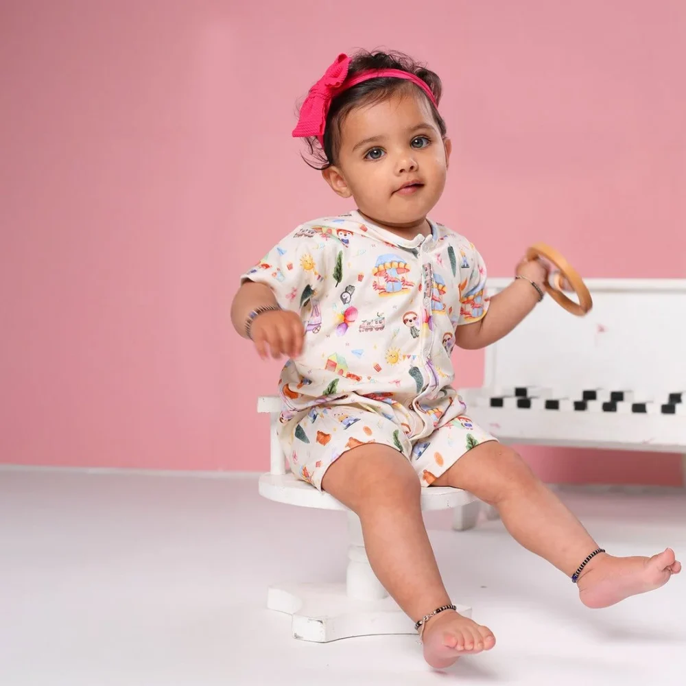 A Day in park short sleeve Romper Suit - Image 3