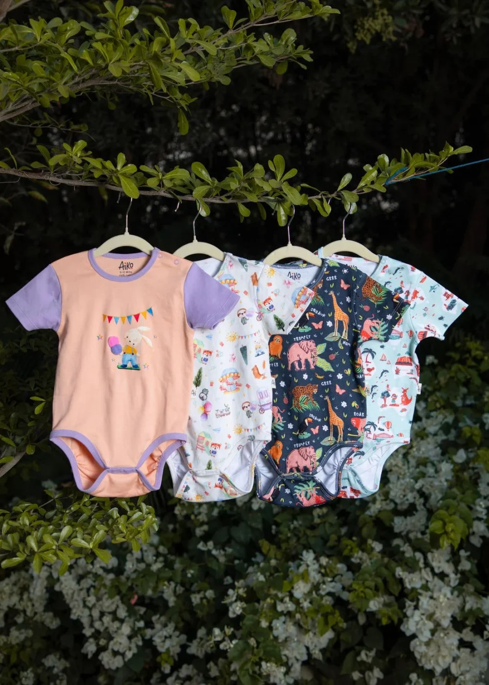 Swing Bunny In The Park Short Sleeve Bodysuit - Image 4