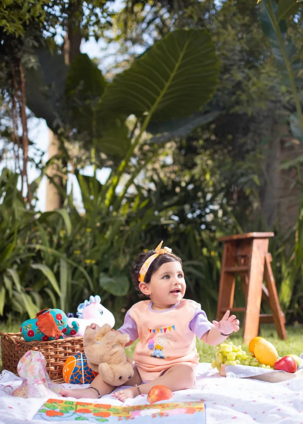 Swing Bunny In The Park Short Sleeve Bodysuit - Image 3