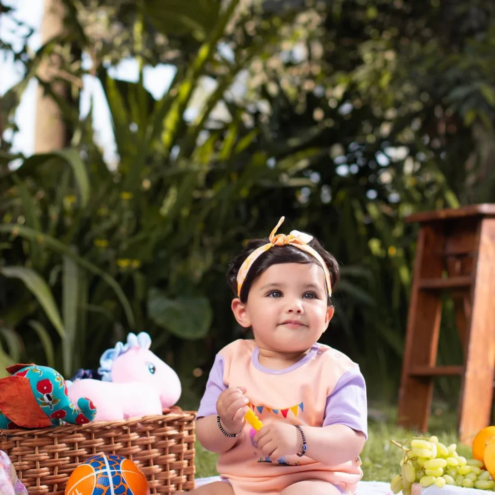 Swing Bunny In The Park Short Sleeve Bodysuit