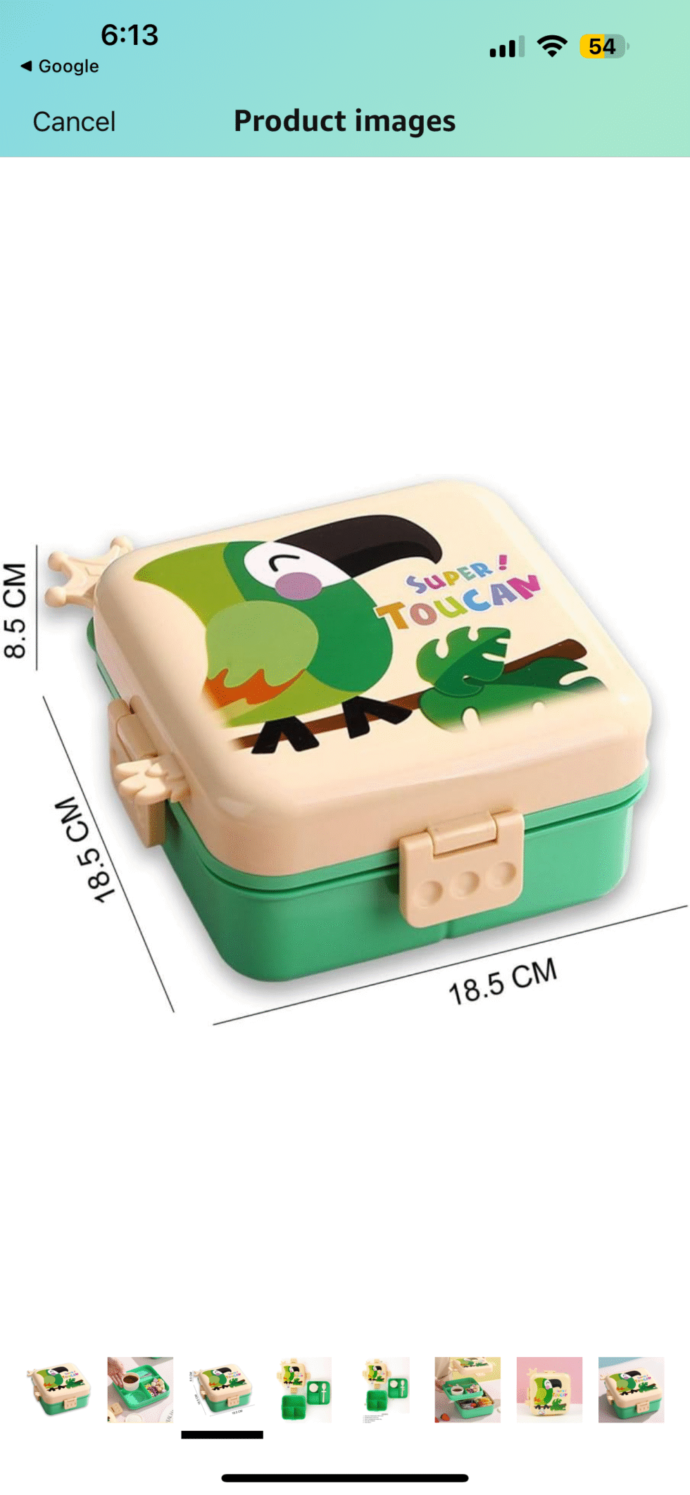 Kids Lunch Box – Cute Toucan Design | Leak-Proof & Durable - Image 8