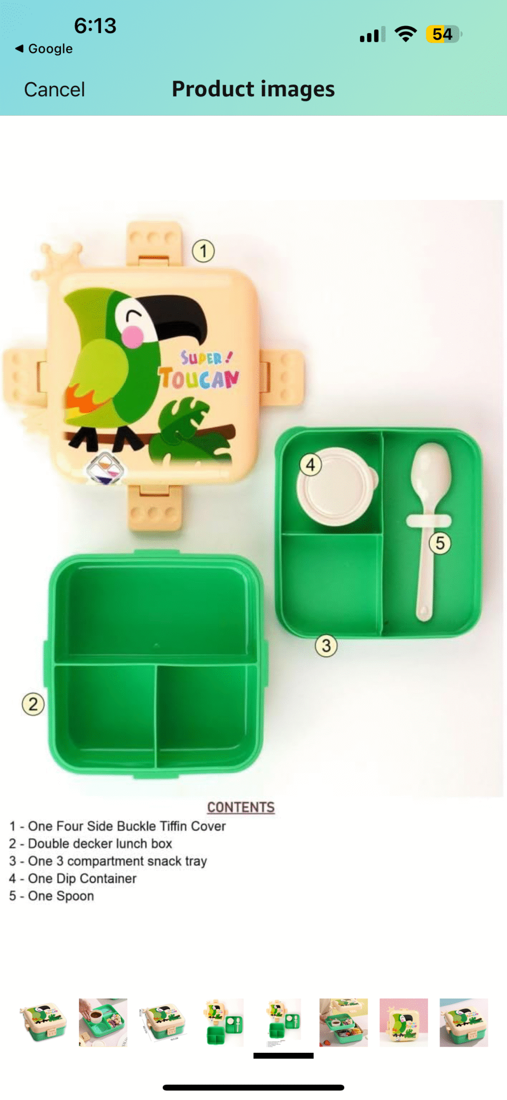 Kids Lunch Box – Cute Toucan Design | Leak-Proof & Durable - Image 11