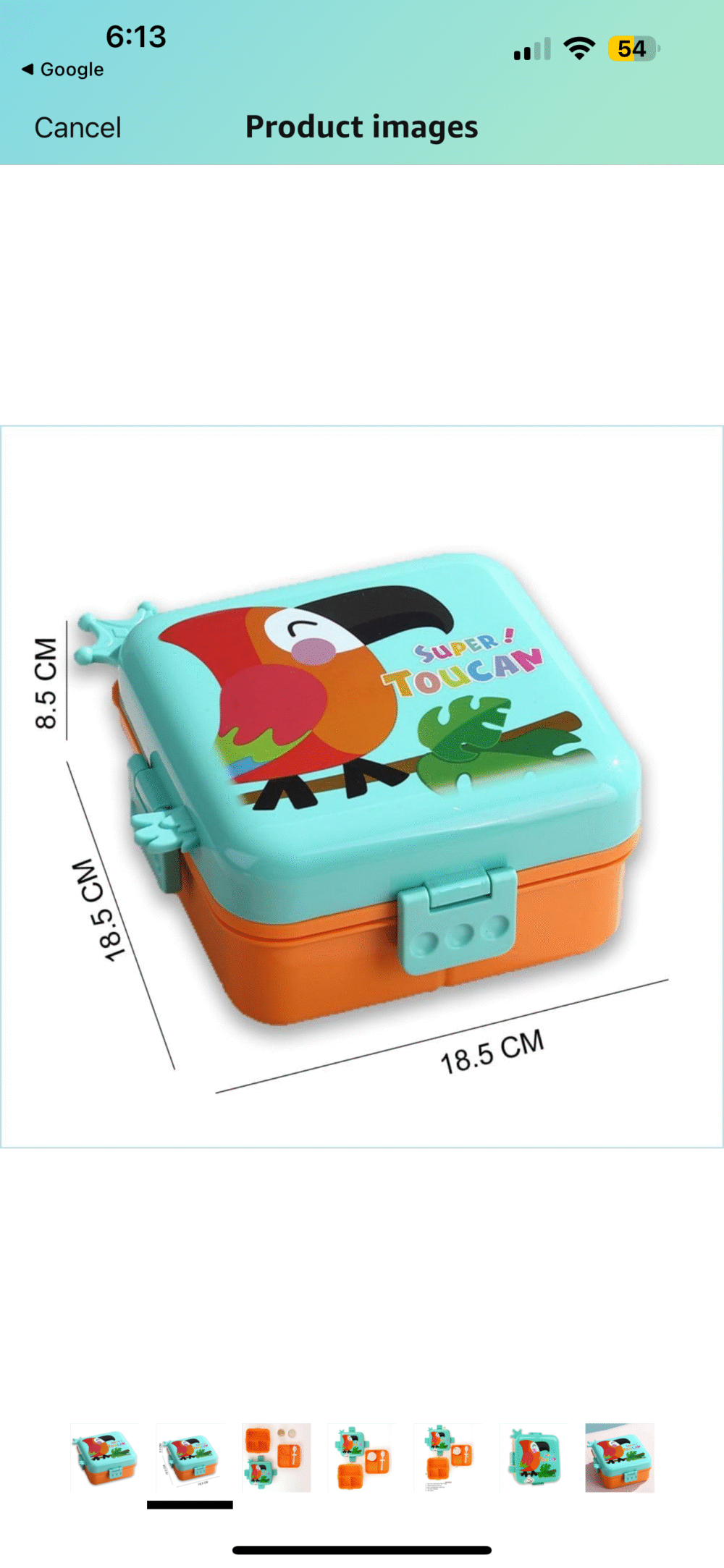 Kids Lunch Box – Cute Toucan Design | Leak-Proof & Durable - Image 4