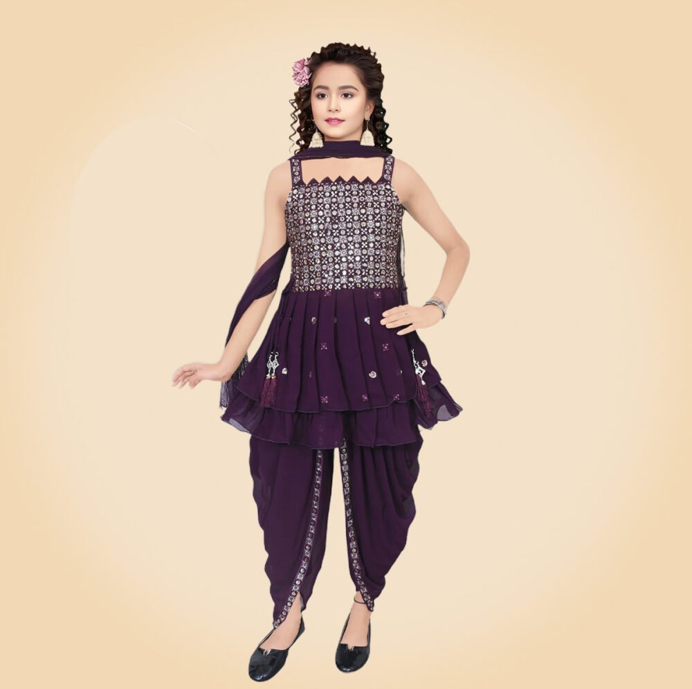 Modern kurty&Dhoti Set For girls