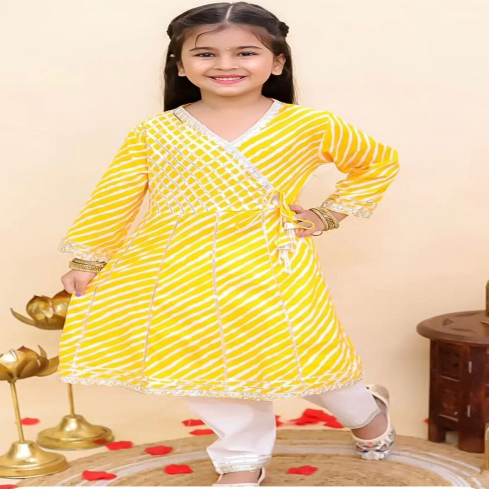Elegance Yellow Kurti Pant Set