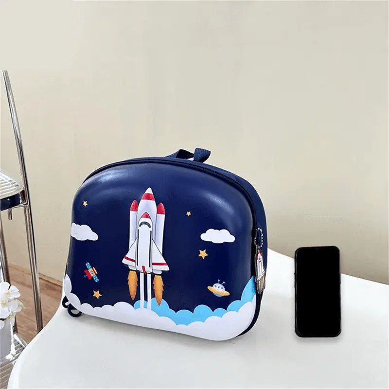 Rocket Print Kids Backpack – Cute Space-Themed School Bag for Toddlers - Image 5