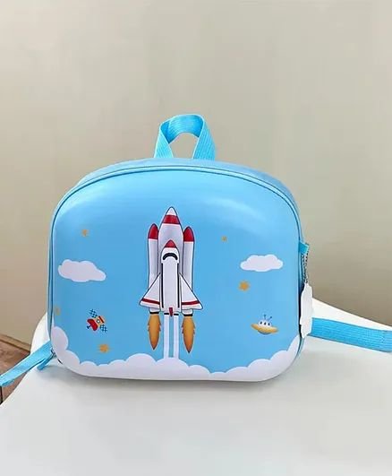 Rocket Print Kids Backpack – Cute Space-Themed School Bag for Toddlers