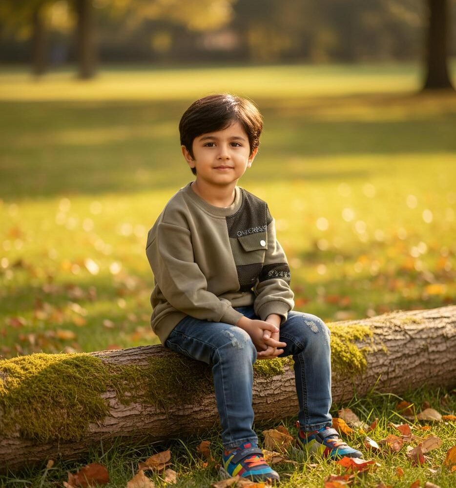 Boys Olive green sweatshirt